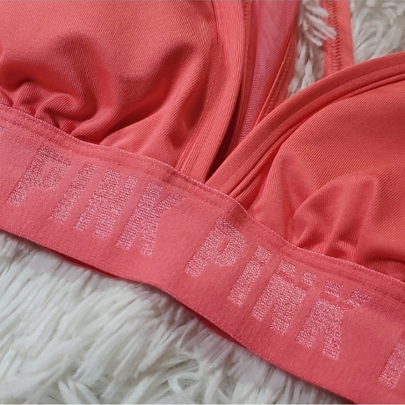 Pink Sport by Victoria's Secret Ultimate Lightly Lined Triangle Sports B… - Picture 3 of 4